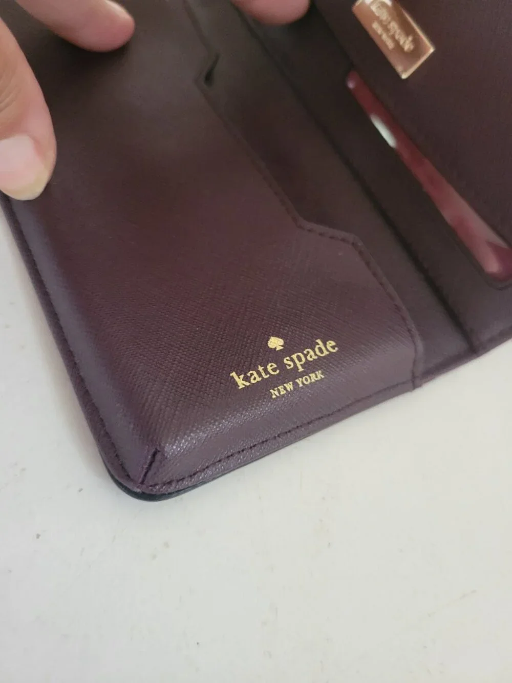 Kate Spade Deep Purple Wallet and Phone Case All-in -one